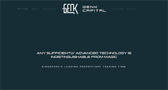 Desktop Screenshot of genkcapital.com